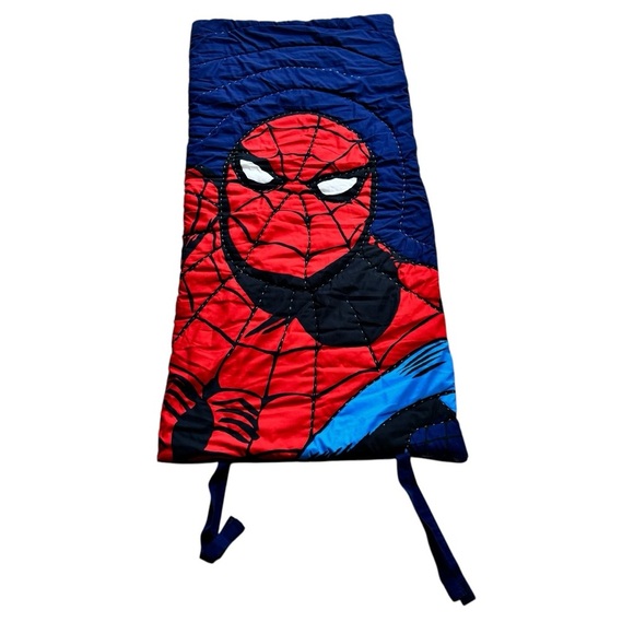 Marvel Comics Spider-Man HTF Kids Sleeping Bag Pottery Barn Kids Superhero - Picture 1 of 12